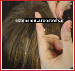 اکستنشن لمه در مو