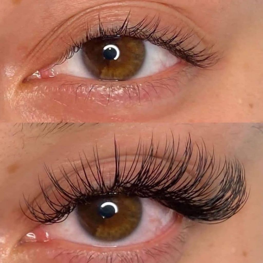 اکستنشن مژه کلاسیک یا تاربه تار